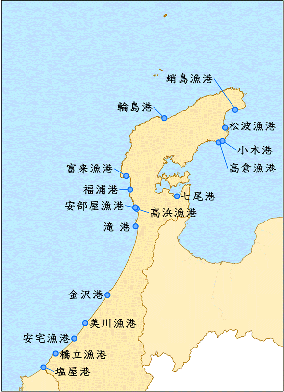 石川県位置図