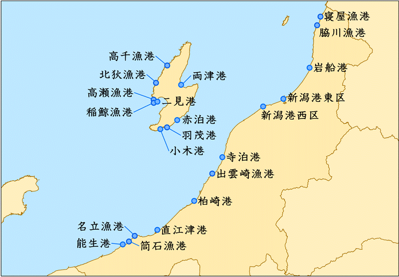 新潟県位置図