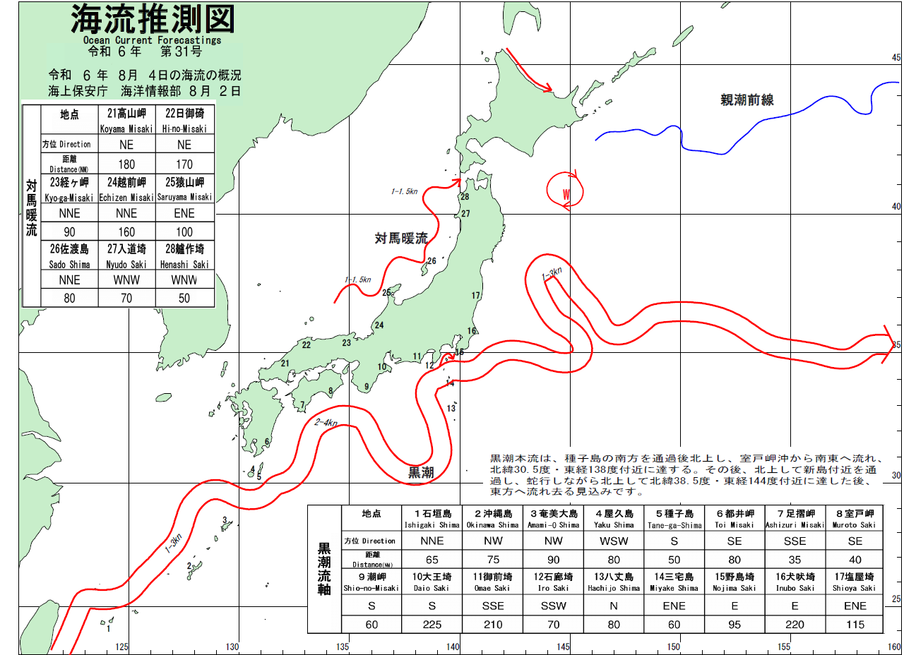 海流推測図