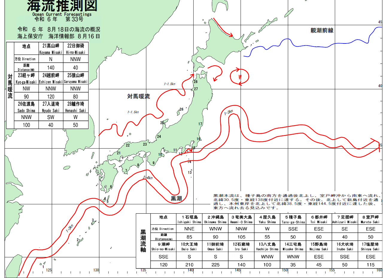 海流推測図