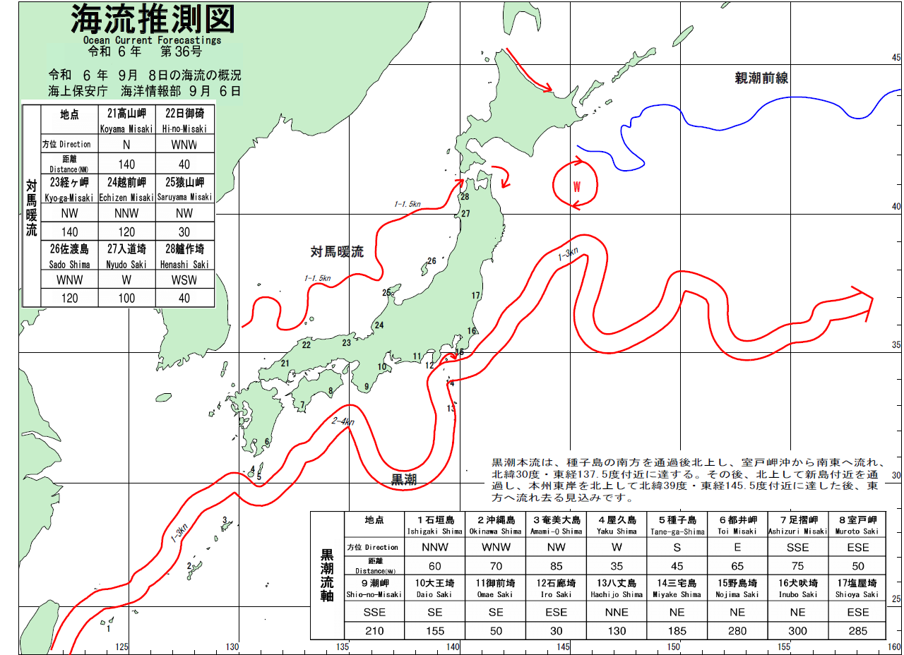 海流推測図