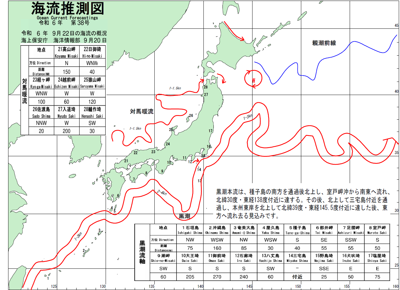 海流推測図