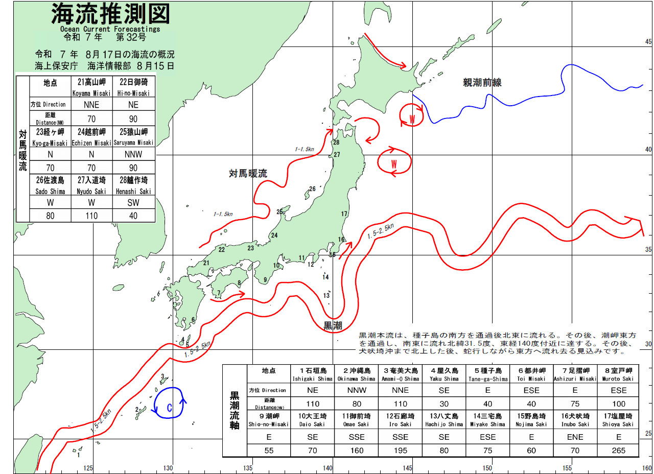 海流推測図