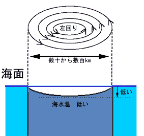冷水渦模式図