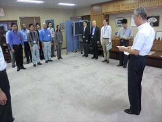 Coutesy call on Commander of 10th RCG Hps