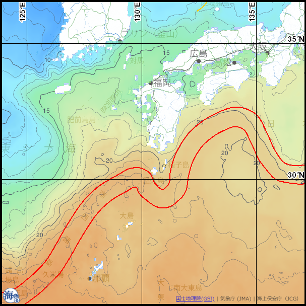 南九州周辺の海況