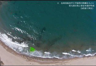 離岸流の動画
